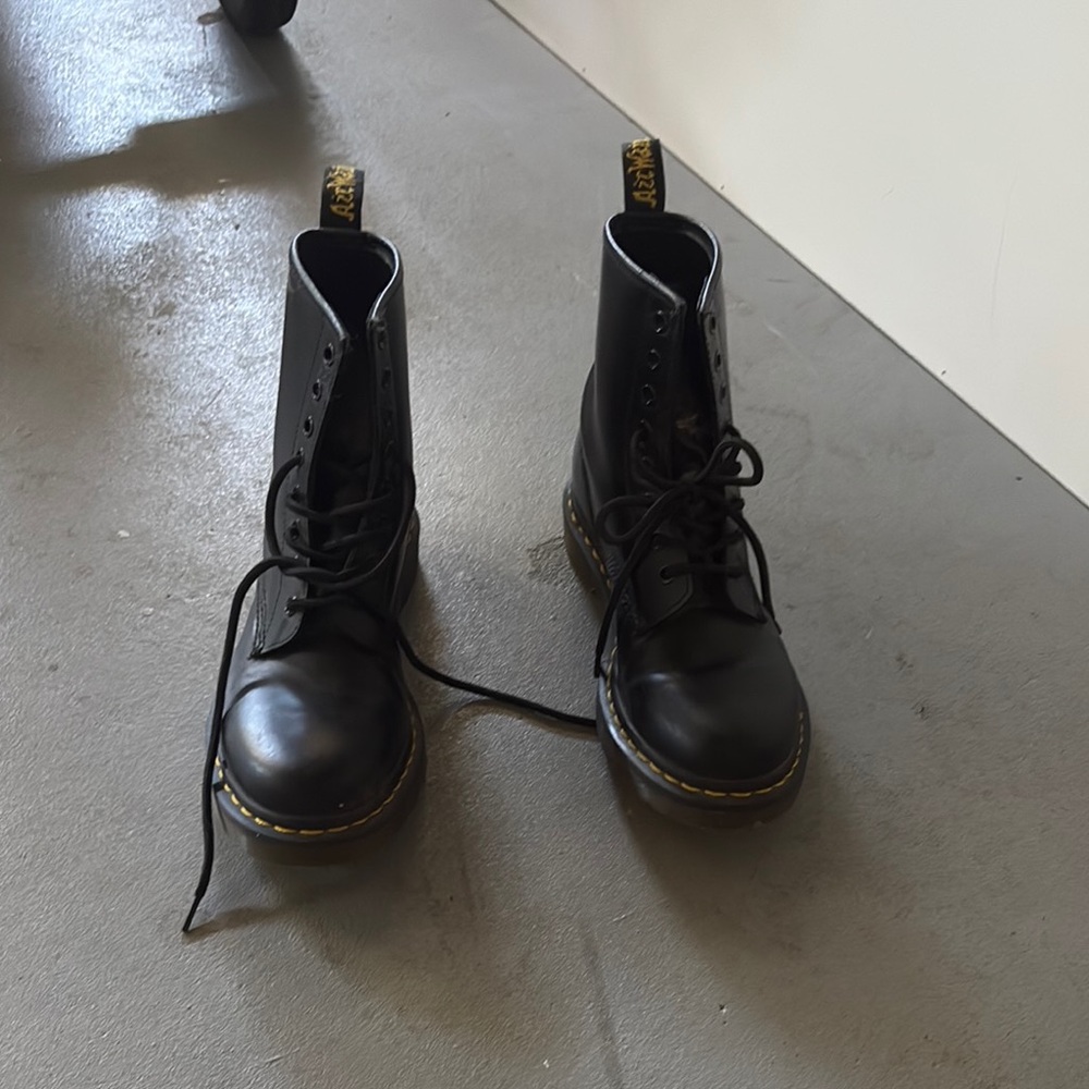 Dr. Martens Black Combat Boots